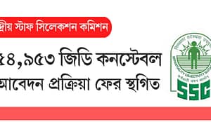 পুনরায় স্থগিত আটবাহিনীতে ৫৪৯৫৩ কনস্টেবল নিয়োগের আবেদন