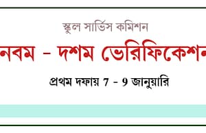 চাকরির দোরগোড়ায় নবম-দশম শিক্ষক প্রার্থীরা, ভেরিফিকেশন ৭ জানুয়ারি থেকে SSC, School Service IX-X Verification, IX-X Document Verification