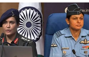 ভারতীয় সামরিক বাহিনীর বিকশিত দুই নারী মুখ Sophia Qureshi and Vyomika Singh